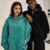 black and green high-quality custom hoodies