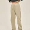 custom design pants front in beige