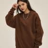 brown colors custom personalized sweatshirts