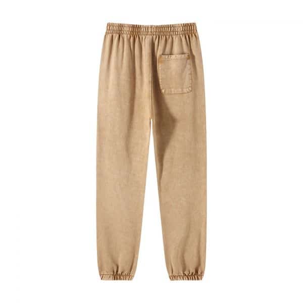 customized washed pants back in khaki