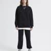 black sweatshirt pant sets