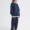 navy sweatshirt pant sets