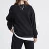 black sweatshirt pant sets