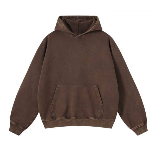 brown front airbrush custom hoodies 1