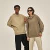 khaki and brown color best custom hoodies