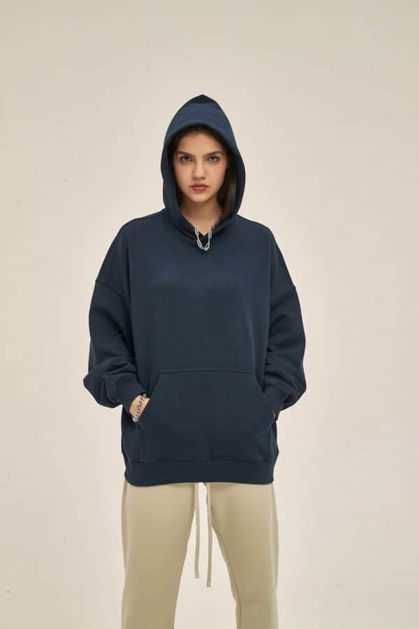 navy color best custom hoodies