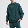 green sweatshirt pant sets