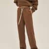 brown front custom made pants 1