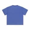 blue color back customized t shirt