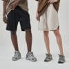 beige and black color back custom shorts 1