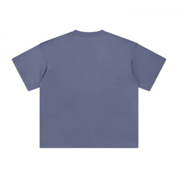 blue color customize oversized t shirt