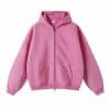 pink zipper front airbrush custom hoodies