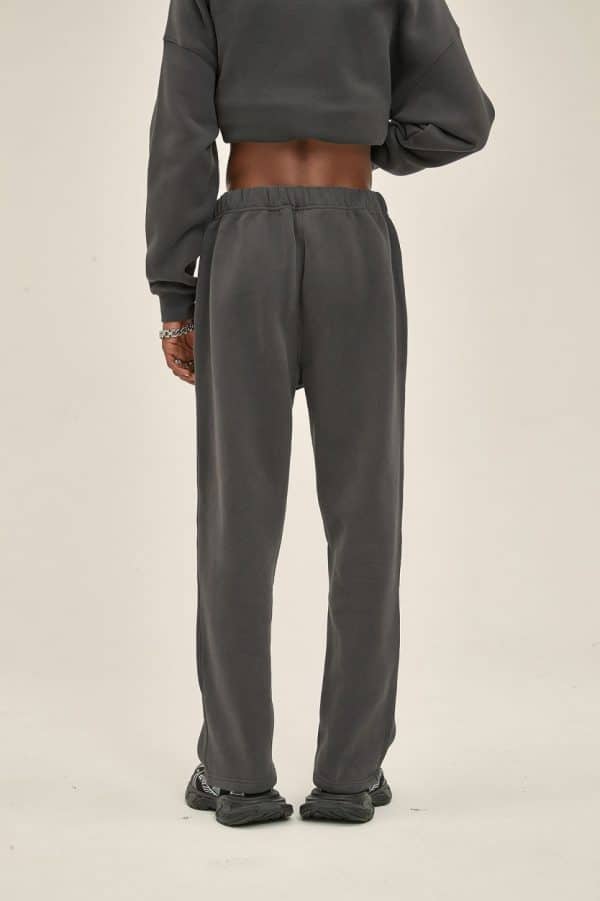 grey back custom made pants