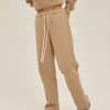 khaki front custom made pants