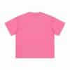 pink color front customized t shirt