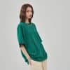 green colors custom oversized t shirt