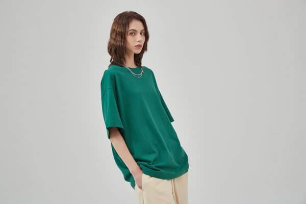 green colors custom oversized t shirt