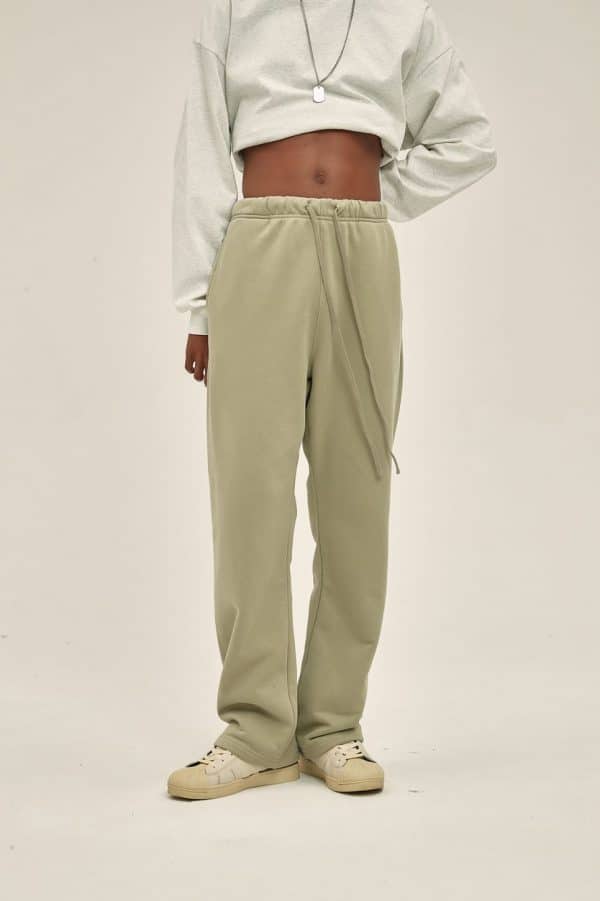 custom design pants front in green