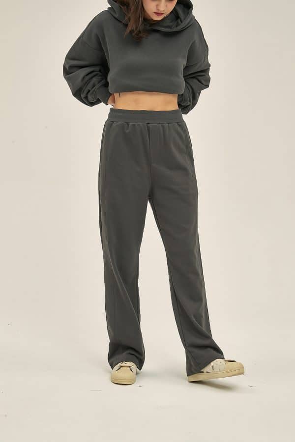 custom sweat pants model front