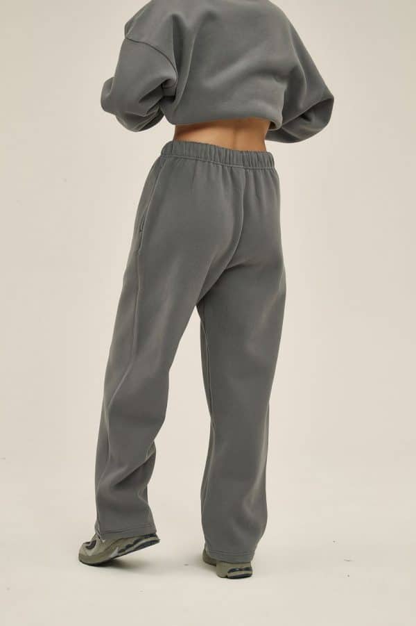 grey back custom made pants