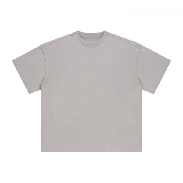 light grey color customized t shirt