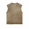 brown color back custom vest