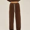 brown front custom made pants 3