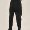 customize jogger pants model front in black