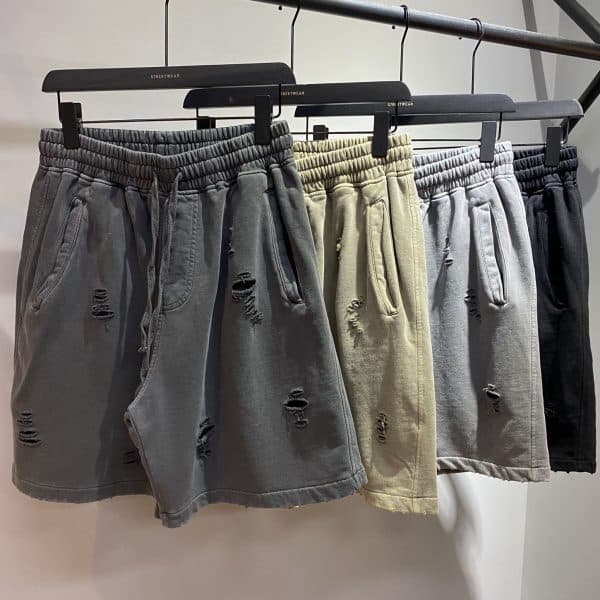 all color washed custom shorts