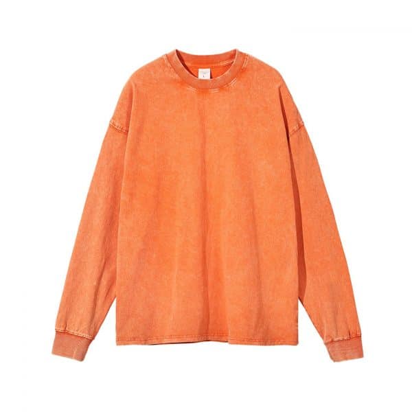 orange color front custom design sweatshirts