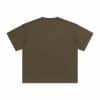 brown color back design custom t shirts