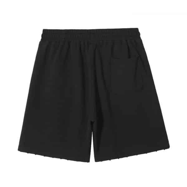 dark grey color back washed custom shorts