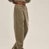 khaki front custom made pants 1