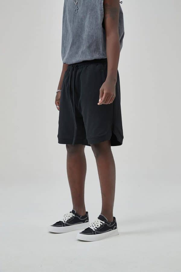 black color back custom shorts