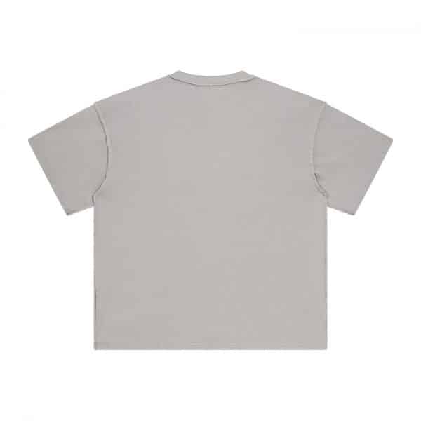 light grey color customized t shirt