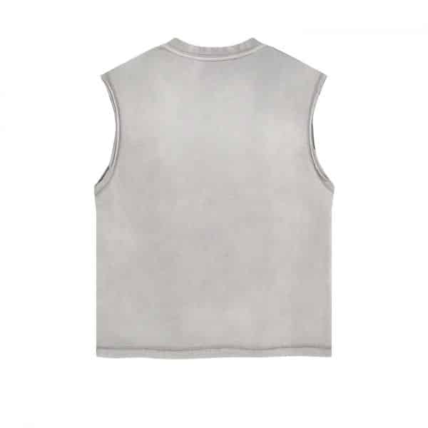 light grey color back custom vest