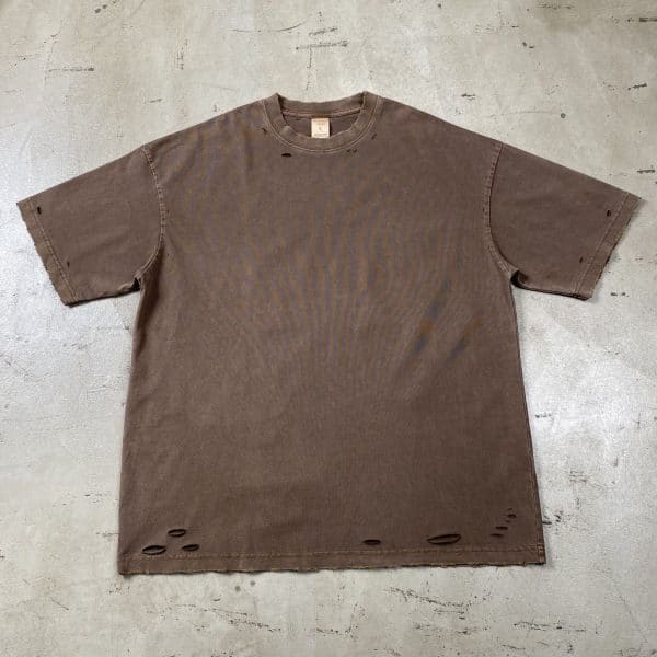 brown color wholesale custom t shirt