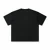 black color back customize oversized t shirt