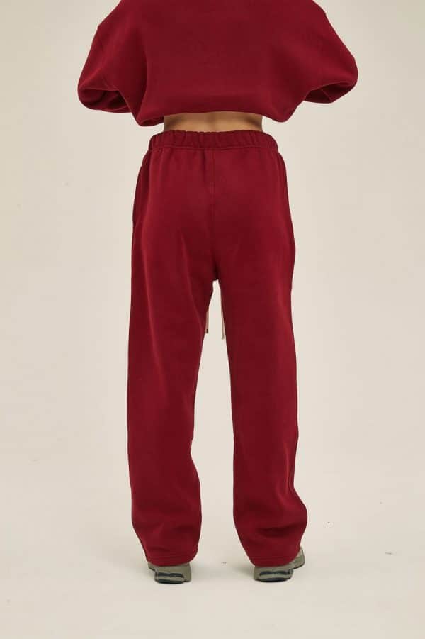 red back custom made pants