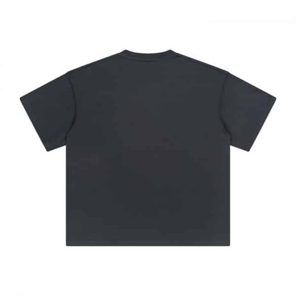 black color back design custom t shirts 1