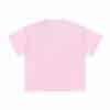 pink color back customize oversized t shirt