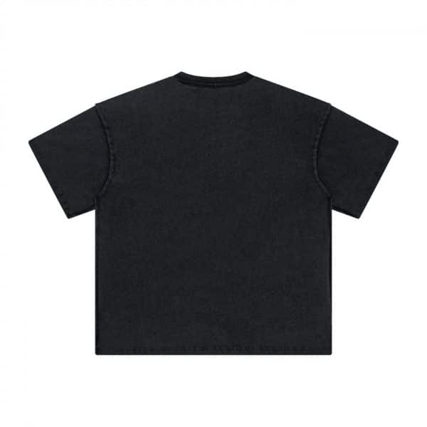 black back color customized t shirt