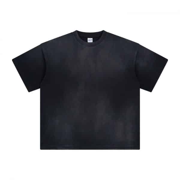 black color bulk custom t shirts