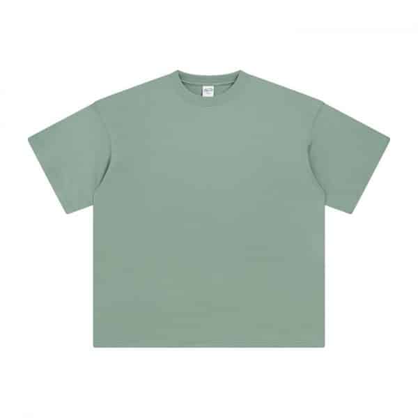 green color front customize oversized t shirt