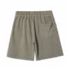 grey color back washed custom shorts