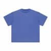 blue color front customized t shirt