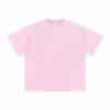 pink color front customize oversized t shirt