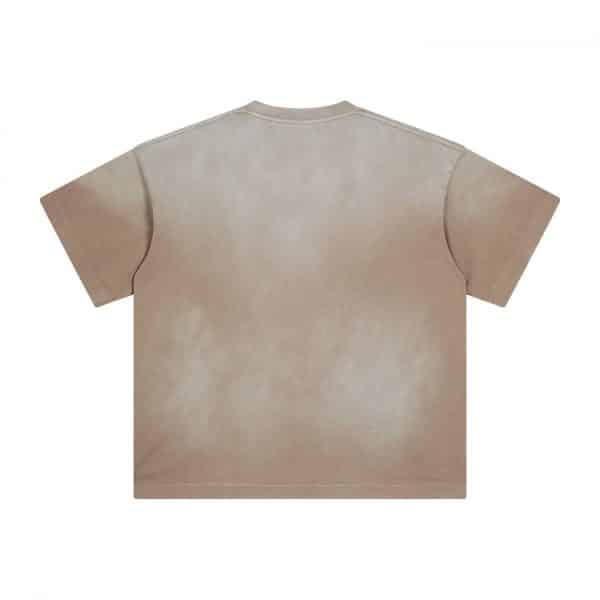 brown color back bulk custom t shirts