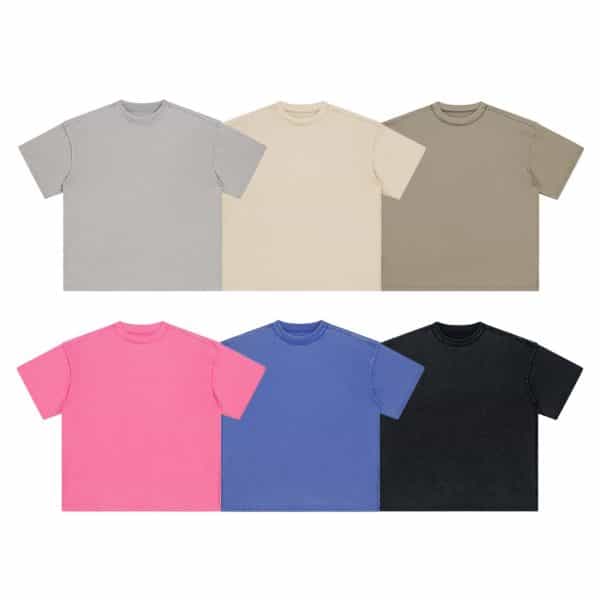 all color front customized t shirt