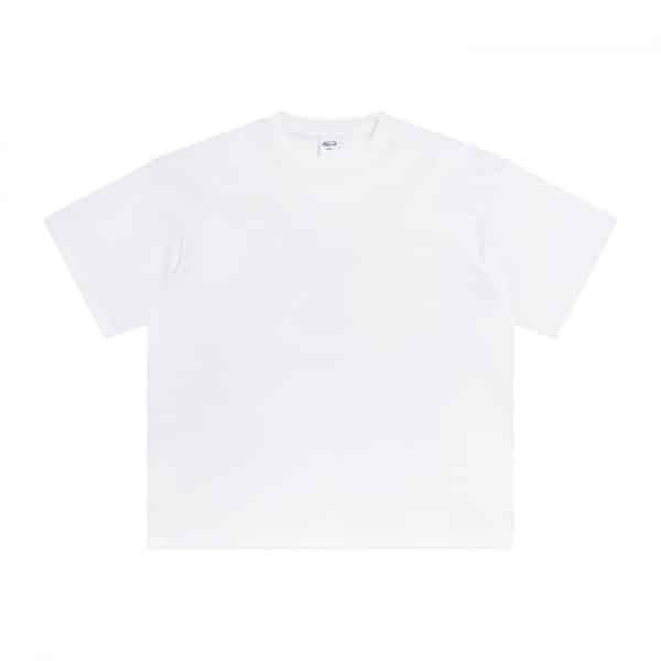 white color front customize oversized t shirt